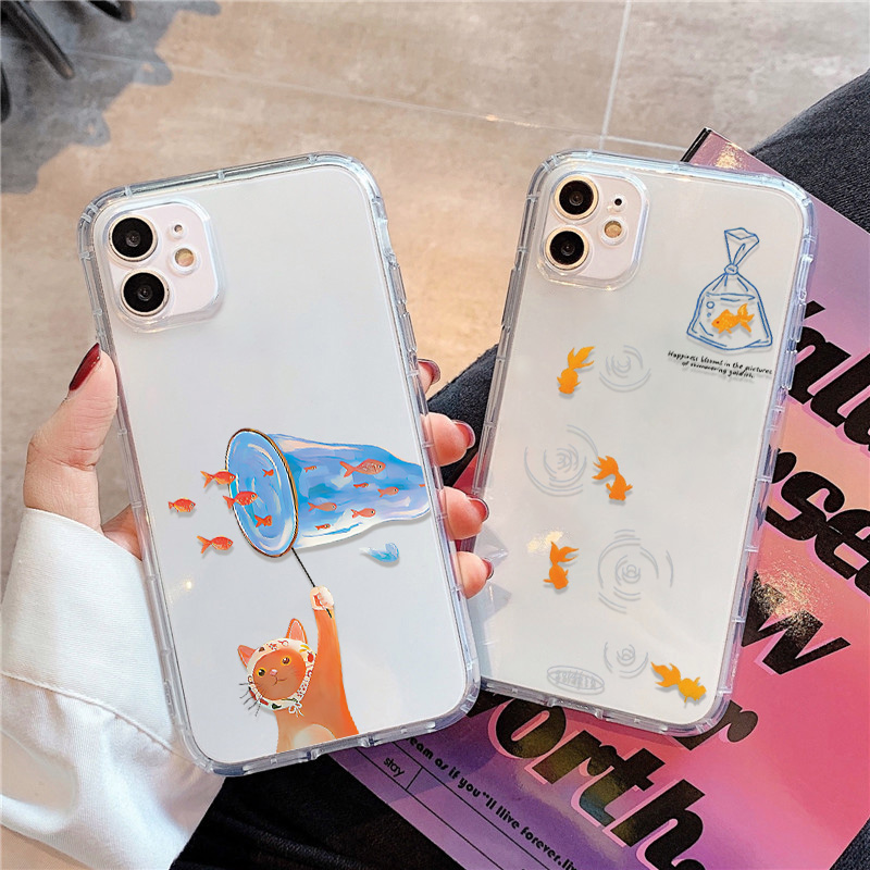 Apple Iphone 15 Pro Max - Mooie Vissen Clear Telefoon Case Voor