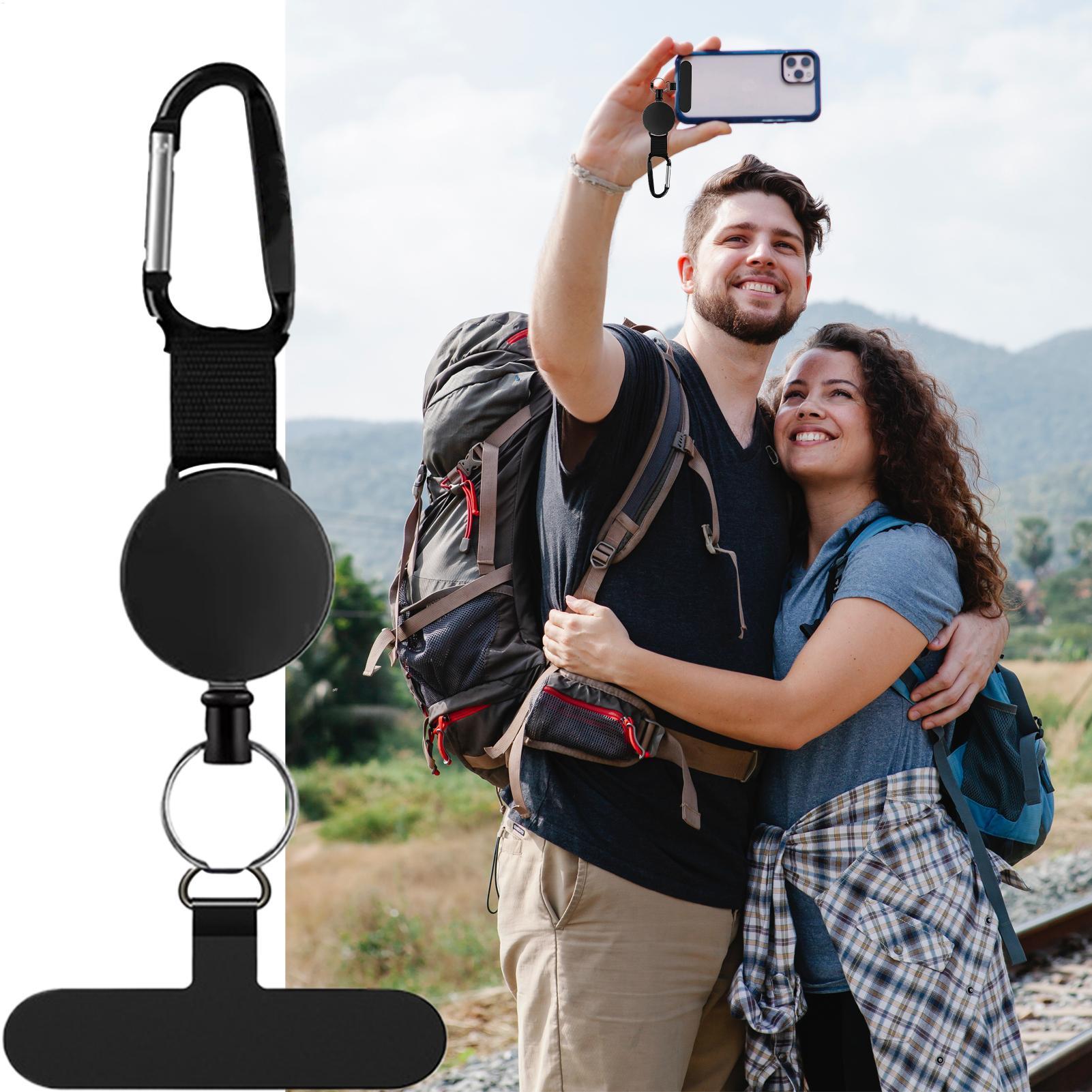 Lanyard Phone Strap - Intrekbare anti-diefstal telefoonclip Mobiele telefoonkoordje Buiten