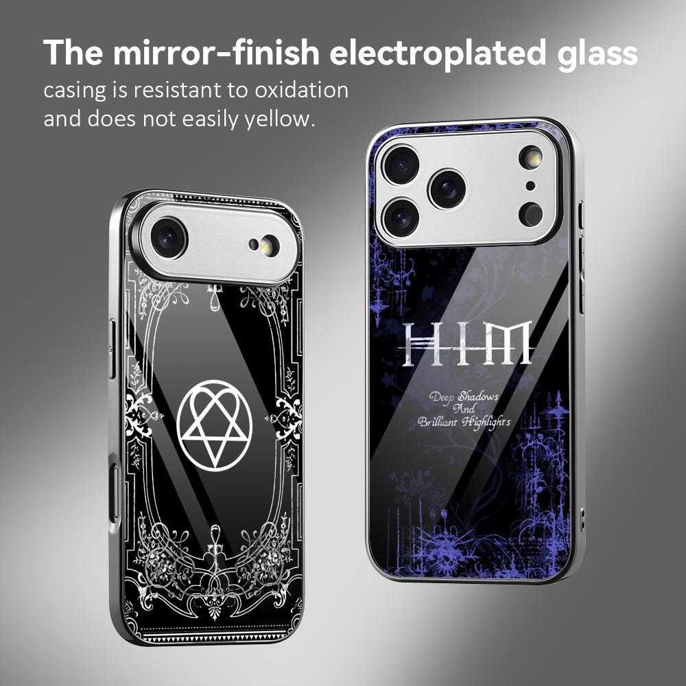 Apple Iphone 15 Pro Max - ROCK Band H-HIM Telefoonhoesje voor iPhone