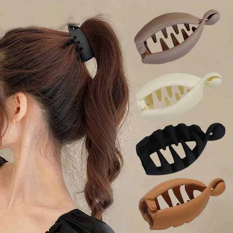 Phone Accessories On Top - 1/4 stuks Twist Banana Clip Verticale