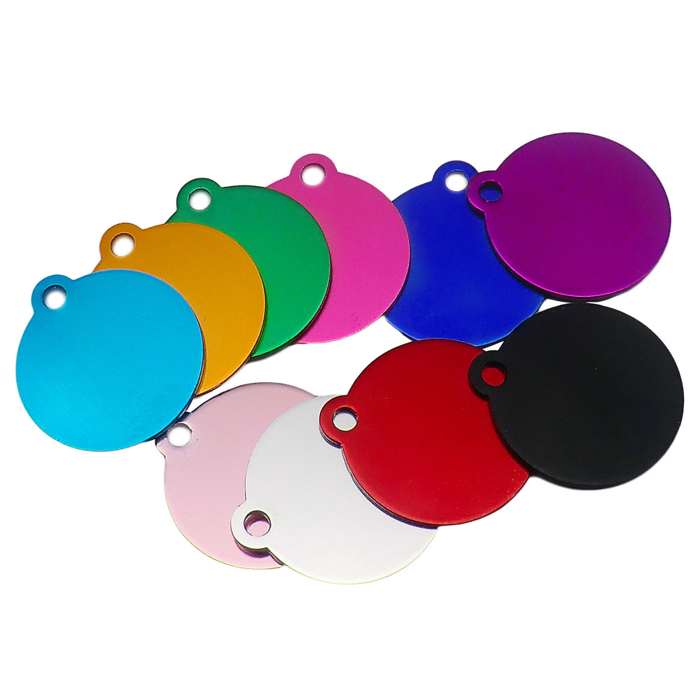 Phone Accessories Names - 100 stuks Aluminium Katten ID-Tag Ronde