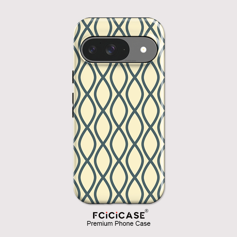 Google Pixel 9 - Fcicicase Fashion Stripe Print Telefoonhoesje voor