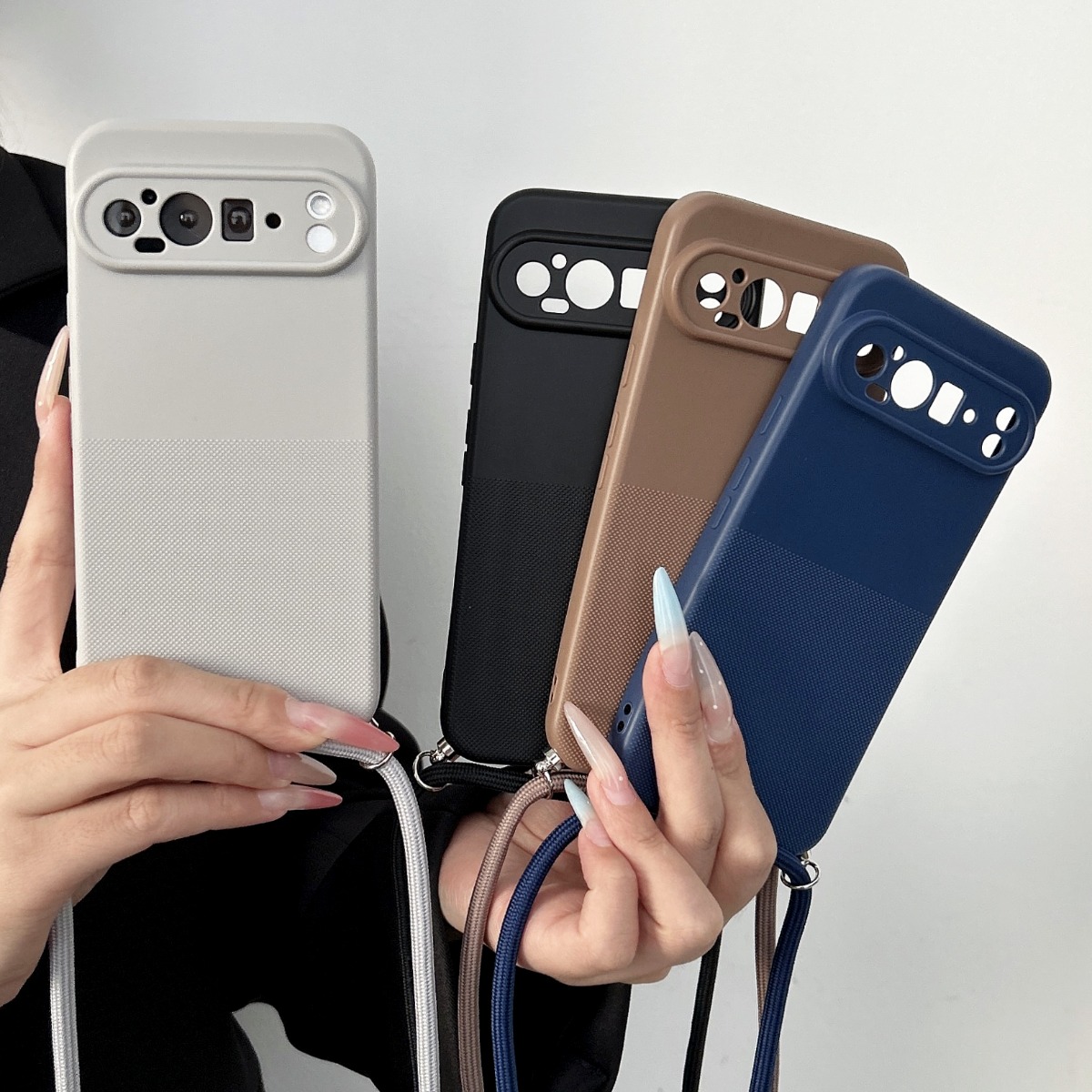 Lanyard Phone Strap - Crossbody Lanyard Strap Matte TPU Telefoonhoesje