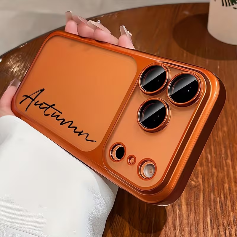 Phone Accessories Names - Gepersonaliseerde, op maat gemaakte, transparante, mat,