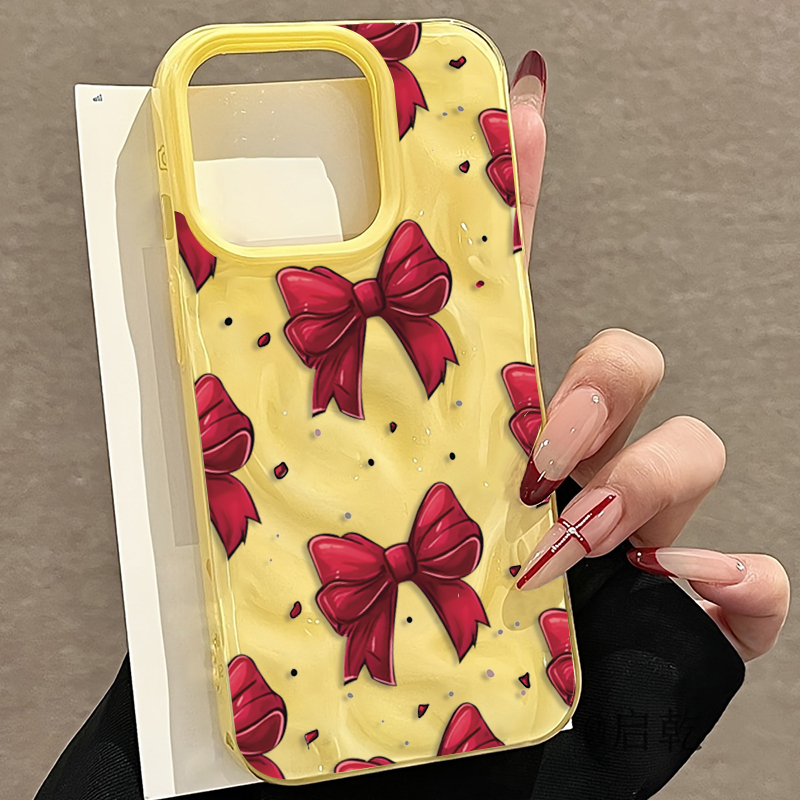 Witte rode strikpatroon telefo - Phone Accessories Red recensie en prijs
