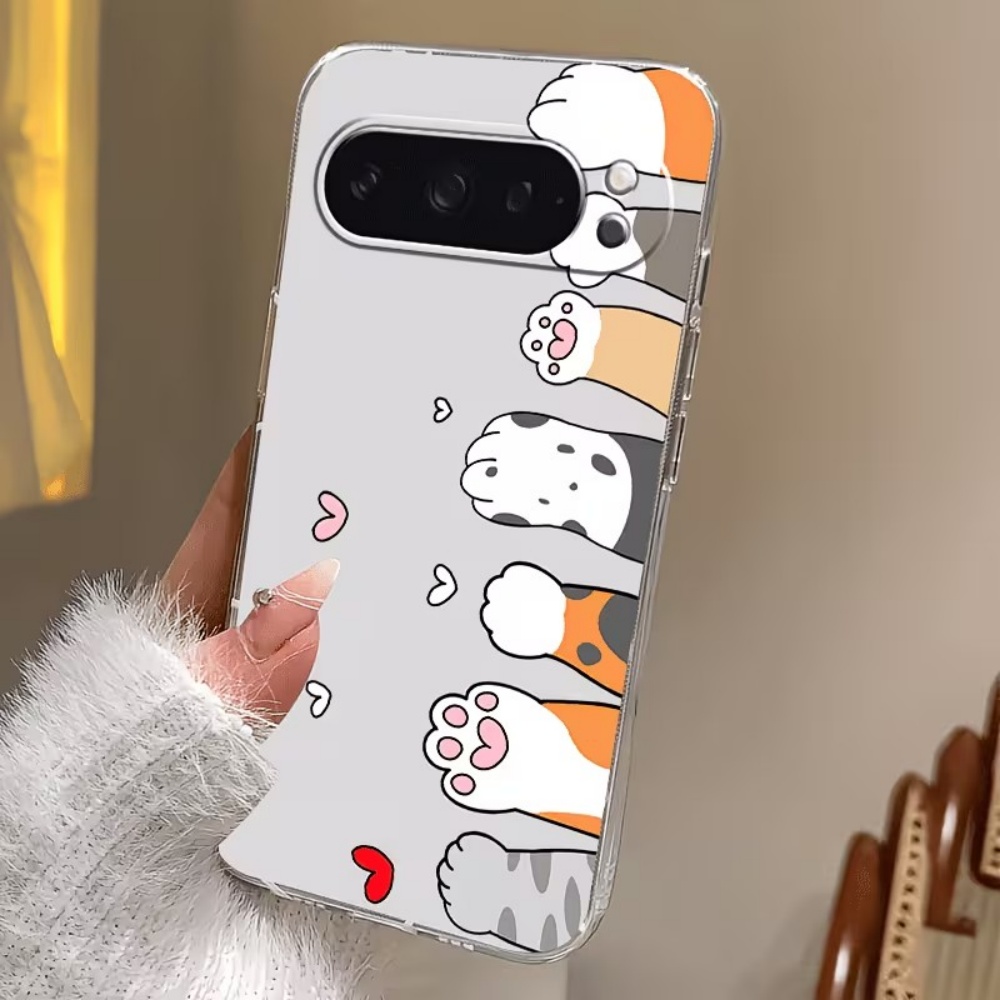 Cartoon kattenpootjes print kr - Google Pixel 9 recensie en prijs