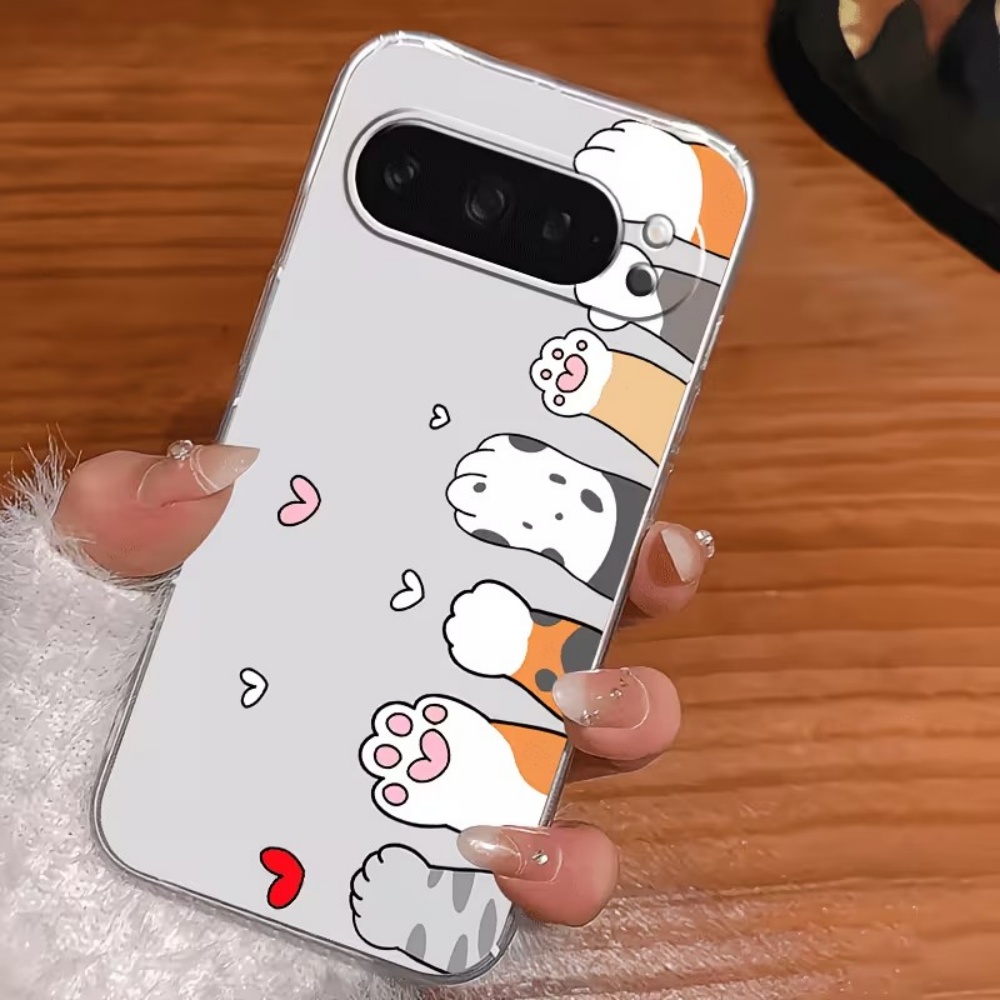 Cartoon kattenpootjes print kr - Google Pixel 9 recensie en prijs