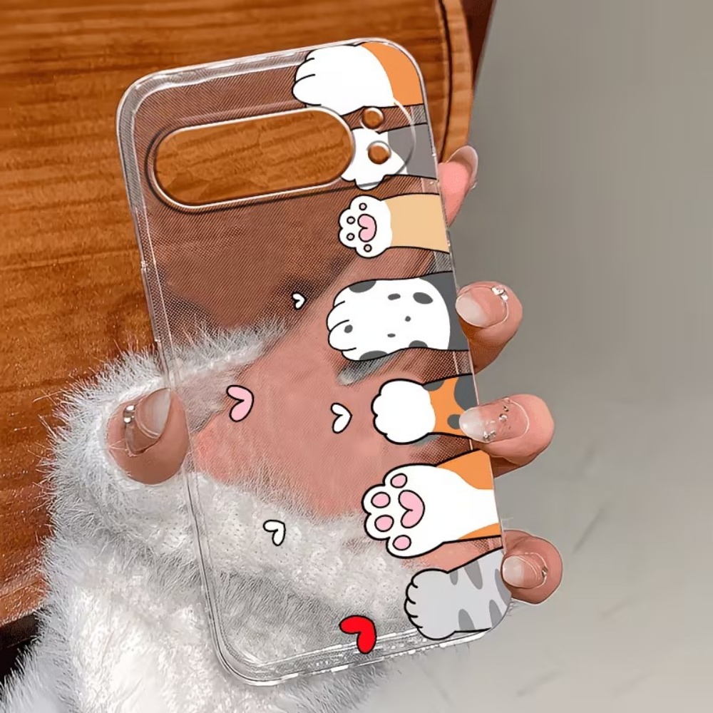 Cartoon kattenpootjes print kr - Google Pixel 9 recensie en prijs