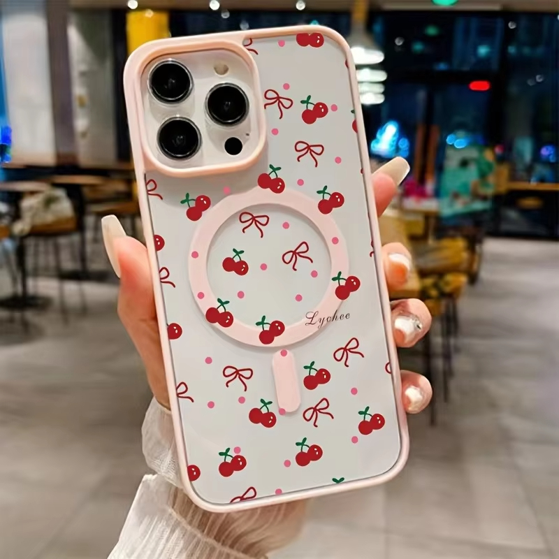 Rode kersenprint magnetische t - Phone Accessories Red recensie en prijs