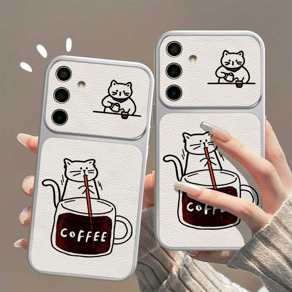 Koffie Schattige Kat Telefoonh - Phone Accessories Samsung recensie en prijs