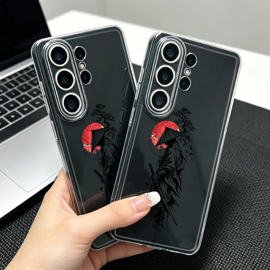 Samurai met rode zon print hoe - Phone Accessories Red recensie en prijs
