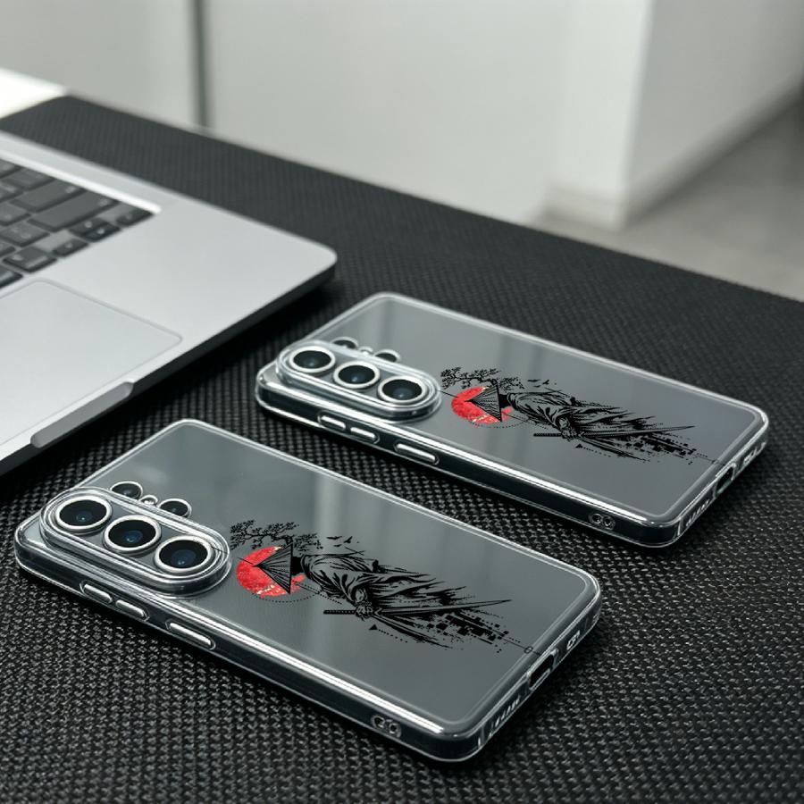 Samurai met rode zon print hoe - Phone Accessories Red recensie en prijs