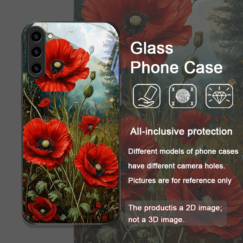 Retro Poppy Bloemen Bloeiend H - Phone Accessories Red recensie en prijs