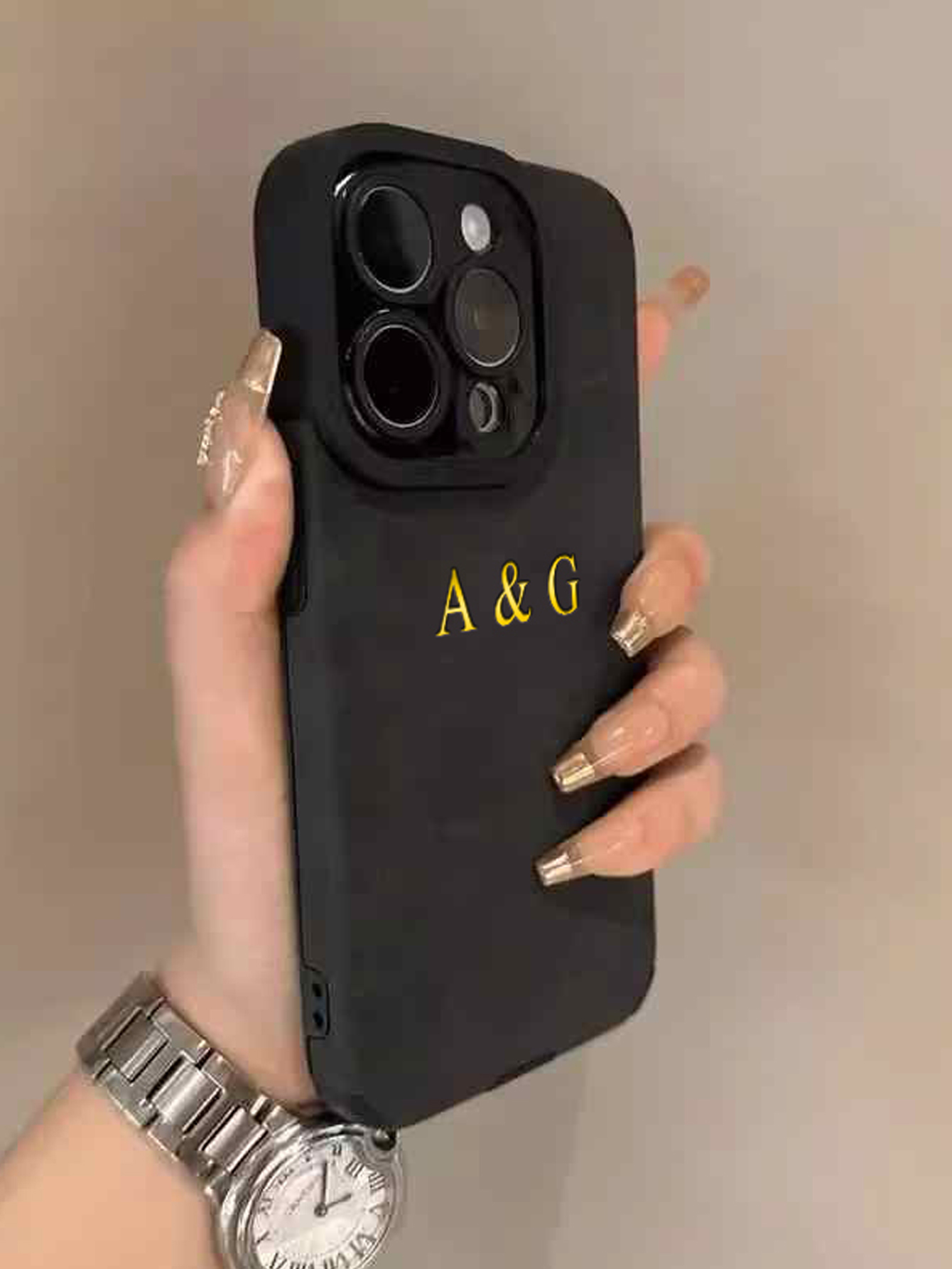 Luxe Lamsleer Gepersonaliseerd - Phone Accessories Names recensie en prijs