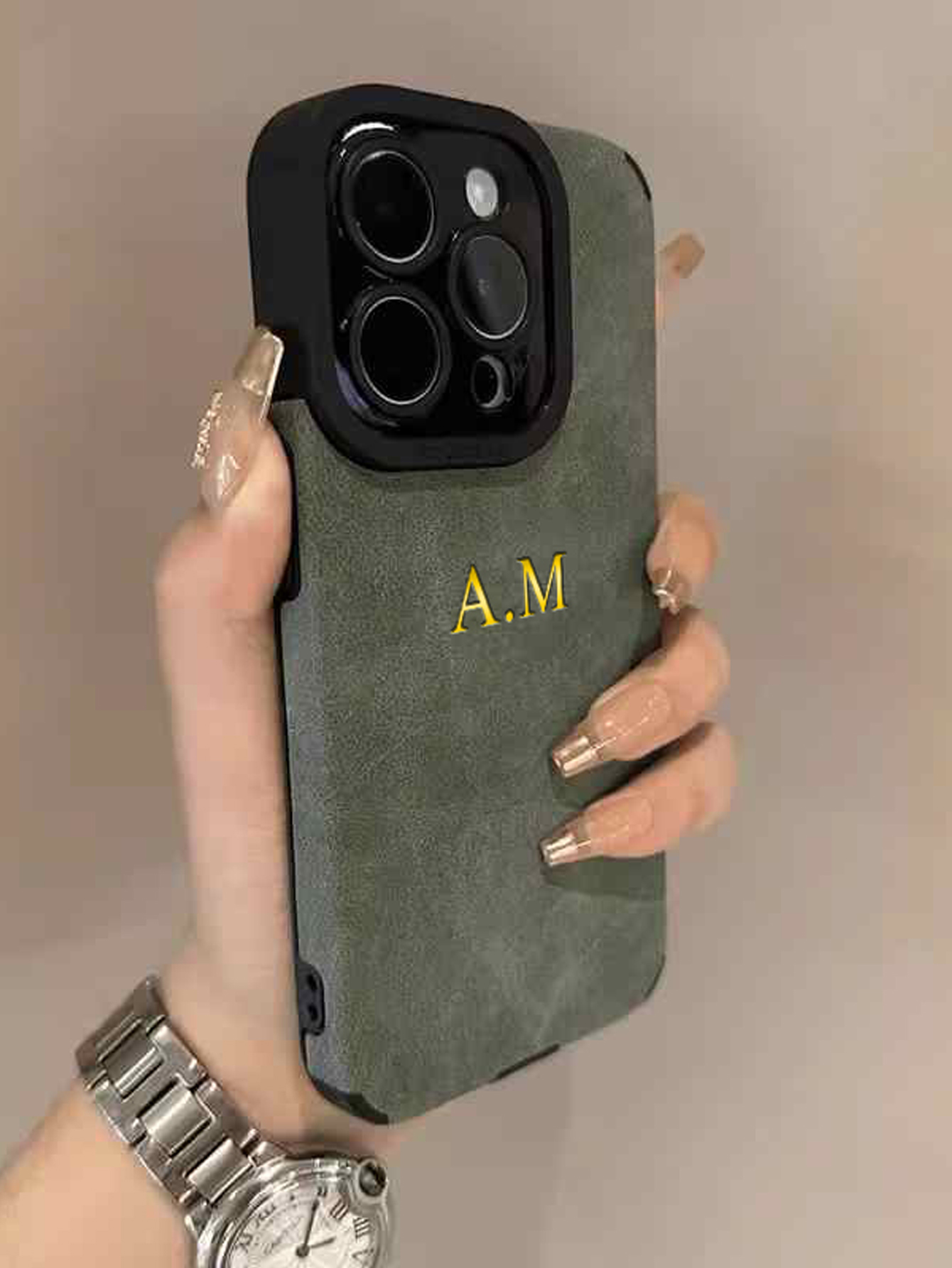 Luxe Lamsleer Gepersonaliseerd - Phone Accessories Names recensie en prijs